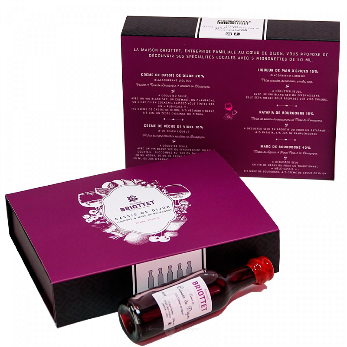 Alcool pour fruits 40% 100cl Briottet - Saveurs de Bourgogne - Vente de  produits du terroir