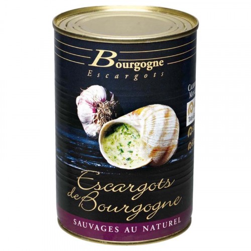 Burgundy snails "average size" tin box 1/2 6Dz 230g