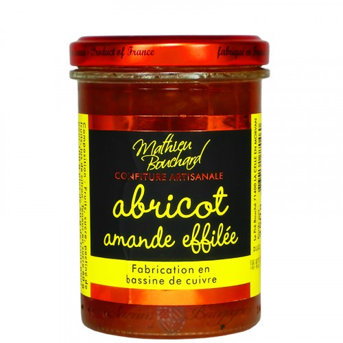 Apricot and flaked almond jam 250g