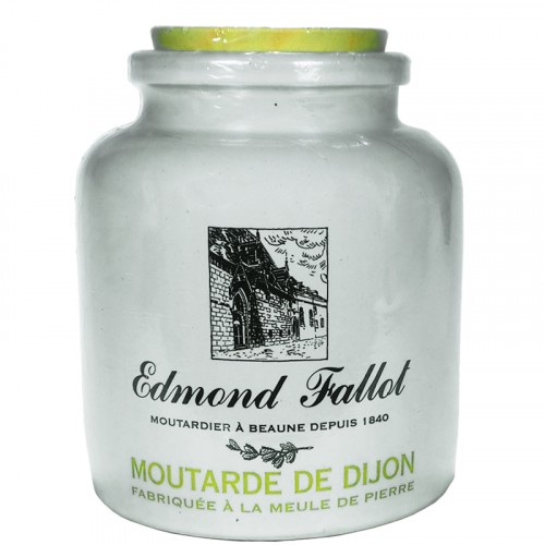 Dijon Mustard in sandstone jar 500g Fallot