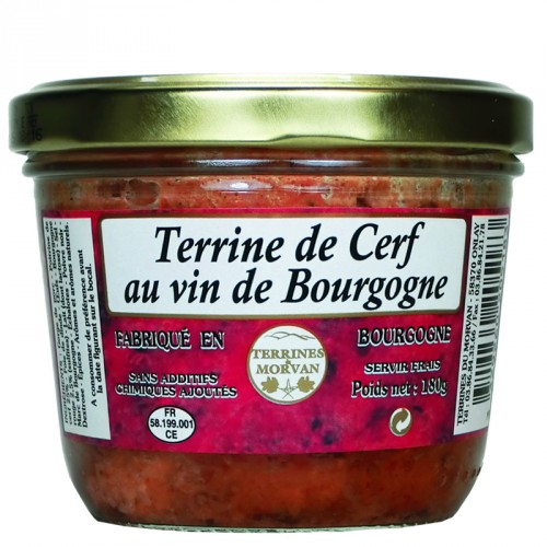 Terrine Stag Burgundy 180g