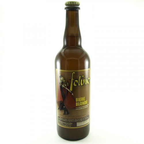 Blonde craft beer Bio La Foline 75 cl