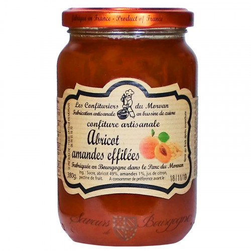 Apricot-almonds Jam 380g Confiturier du Morvan