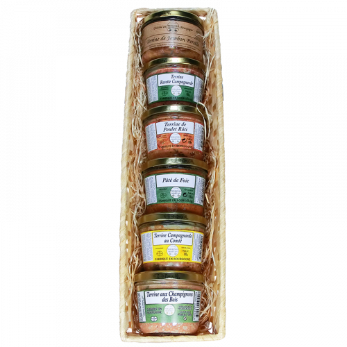 Burgundy Tasting Basket