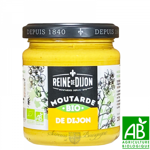 Moutarde de Dijon Bio 200g - Reine de Dijon