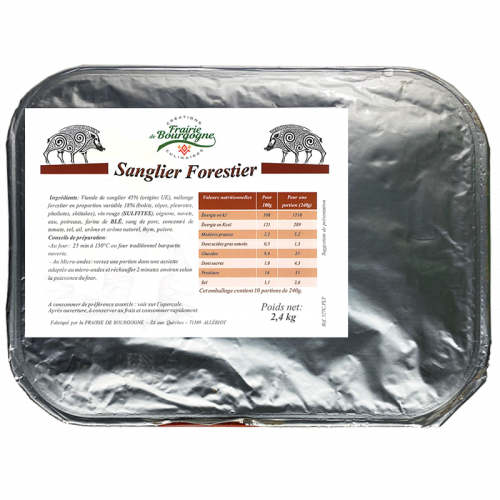 Sanglier Forestier 2.4Kg - Frairie de Bourgogne