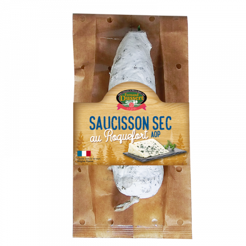 Dry Sausage with Roquefort AOP 200g Fernand Dussert