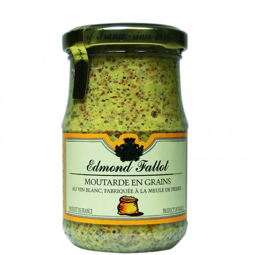 Whole Grain mustard with white wine 210g Fallot