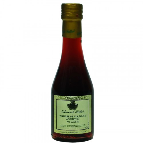 Red wine vinegar flavored with blackcurrant 250ml Fallot